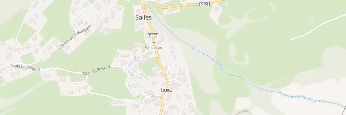 Plan du 5066 Le Village à Salles
