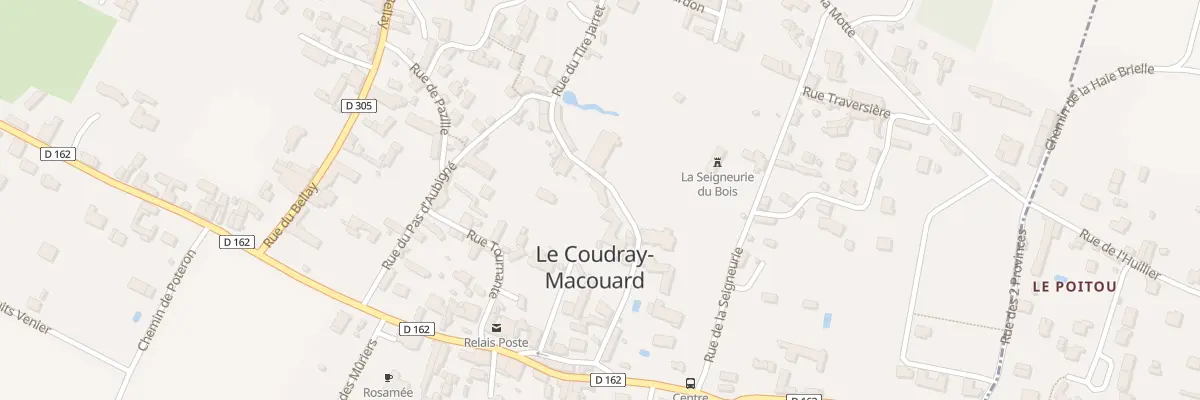 Plan du 9 Rue de l’Église au Coudray-Macouard