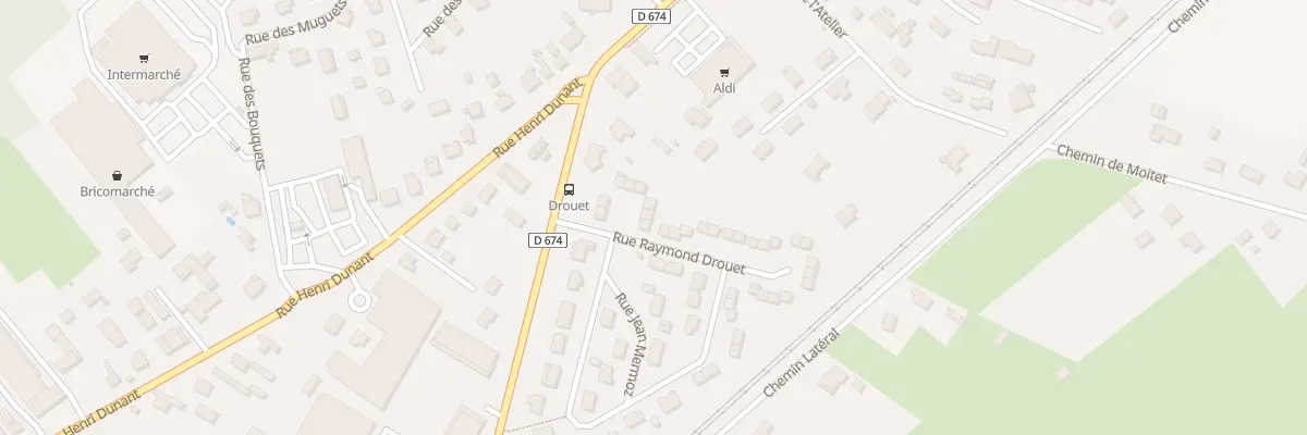 Plan du 18 Rue Raymond Drouet à Coutras