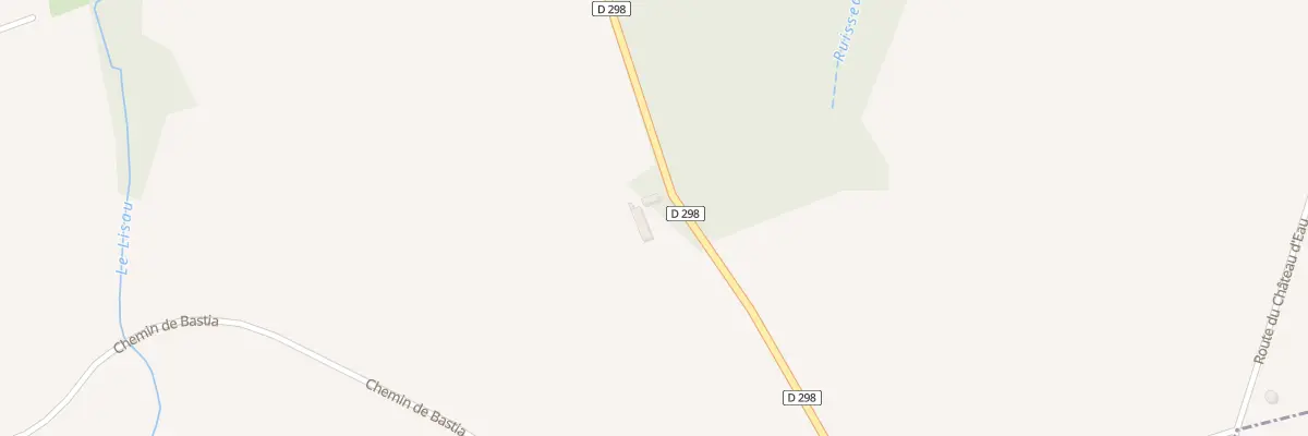 Plan du 1 Rte d’Aurions à Castillon (Canton de Lembeye)