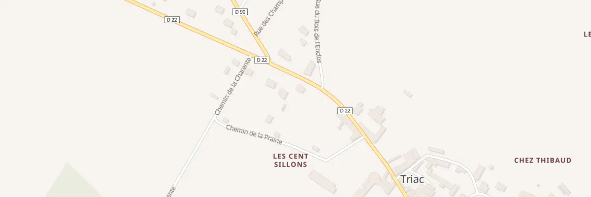 Plan du 38 Rue de la Pyramide de Condé à Triac-Lautrait