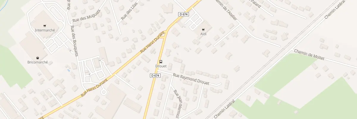 Plan du 12 Rue Raymond Drouet à Coutras