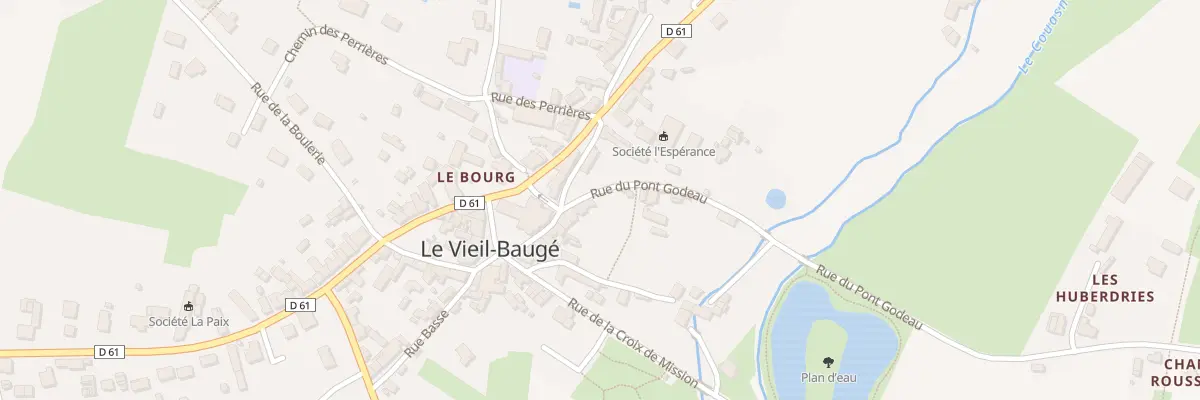Plan du 4 Rue du Pont Godeau à Baugé-en-Anjou