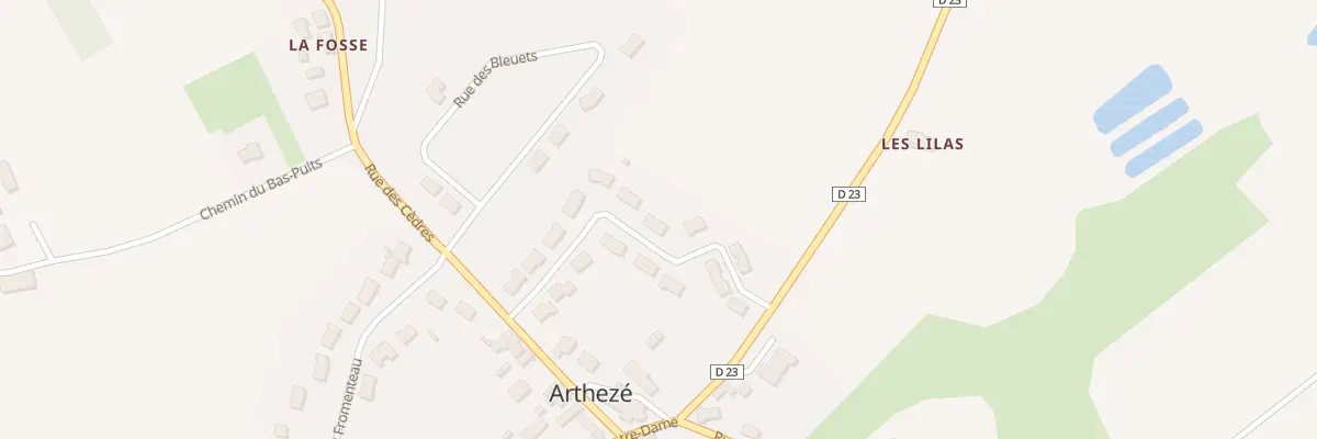 Plan du 14 Rue des Lilas à Arthezé
