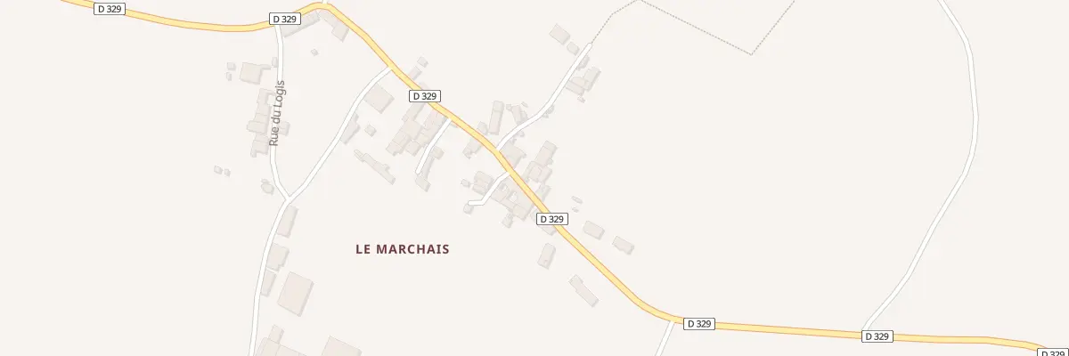 Plan du 3 Rue des Châtelliers à Fomperron