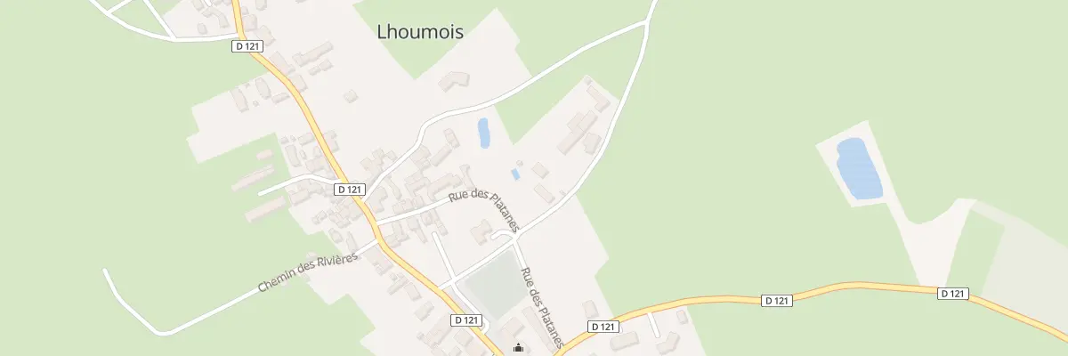 Plan du 5 Rue du Prieuré à Lhoumois