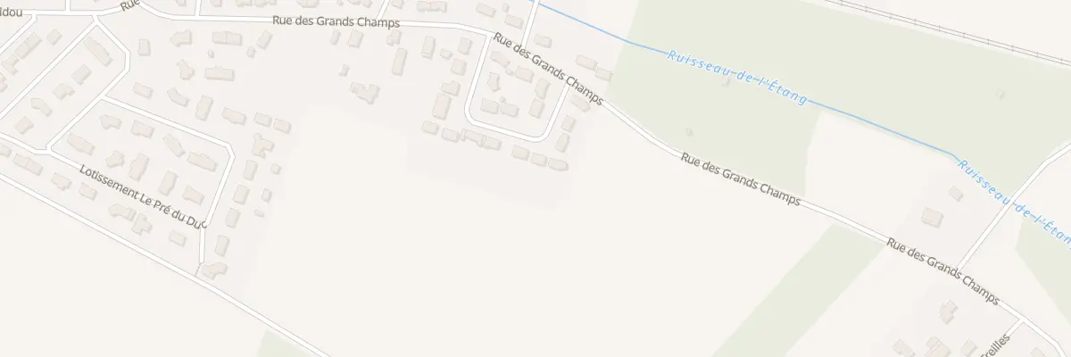 Plan du 19 Rue des Grands Champs à Coutras