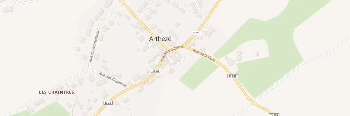 Plan du 3 All des Jardins à Arthezé