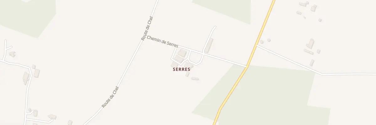 Plan du 9001 Serres à Gajac
