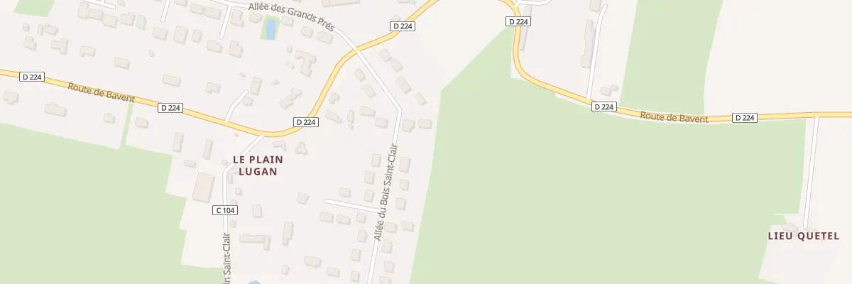 Plan du 5 All du Bois Saint-Clair à Goustranville