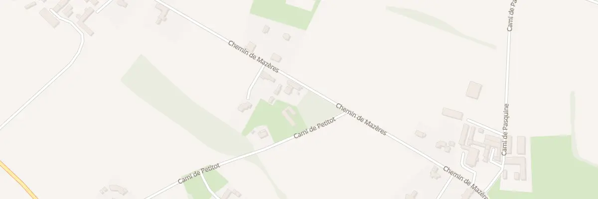 Plan du 11 Che de Mazères à Gardères
