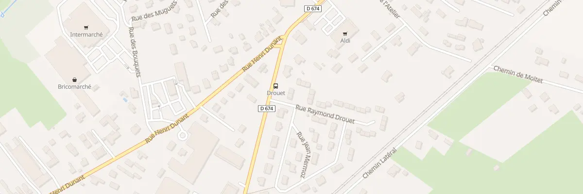 Plan du 2 Rue Raymond Drouet à Coutras