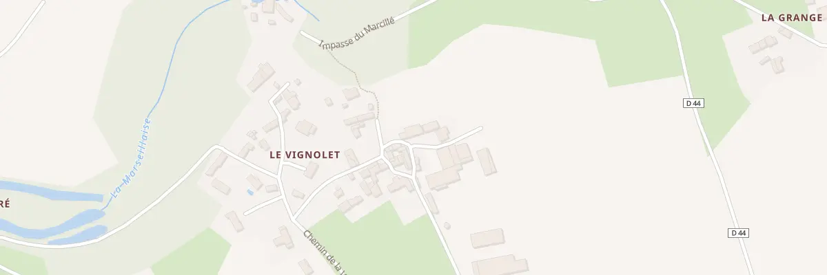 Plan du 1 Imp de la Bouiche à Marcillé