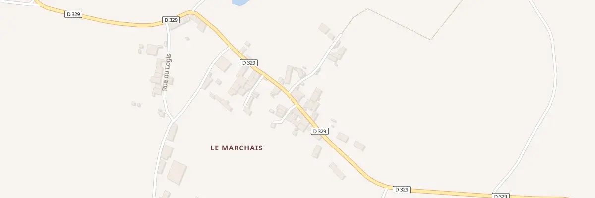 Plan du 5 Rue des Châtelliers à Fomperron