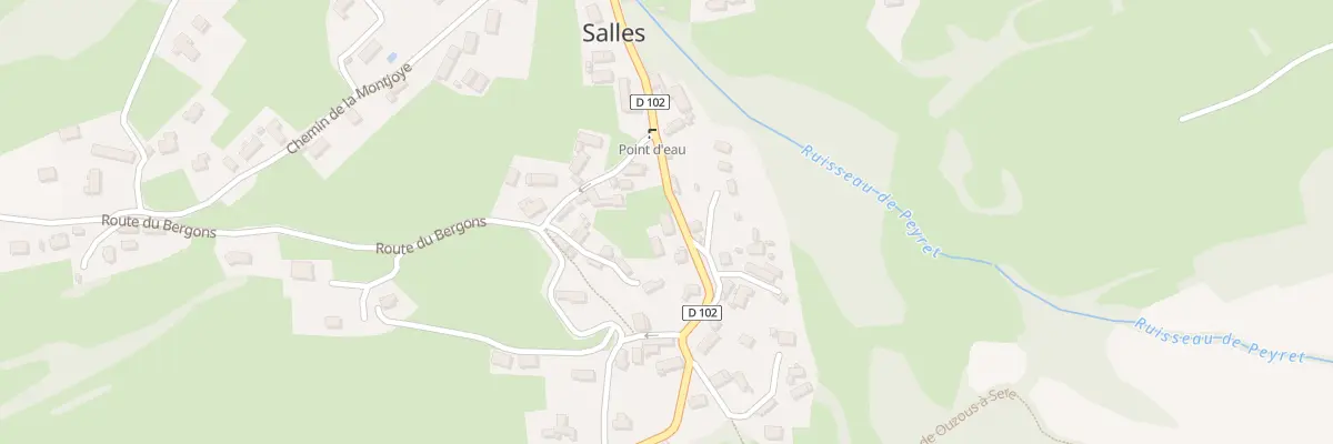 Plan du 5006 Le Village à Salles