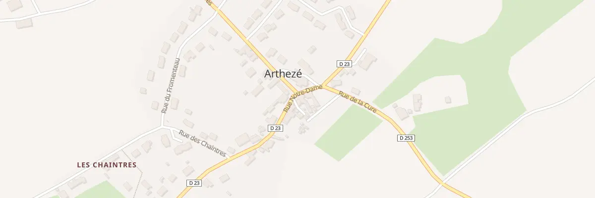 Plan du 5 Rue Notre Dame à Arthezé