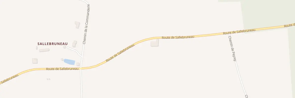 Plan du 17 Rte de Sallebruneau à Frontenac