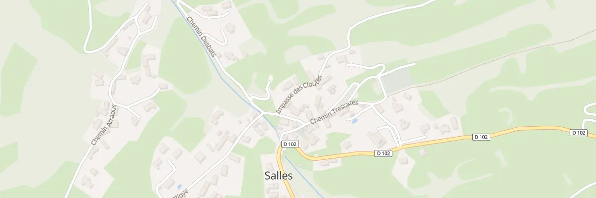 Plan du 4 Imp des Cloutes à Salles
