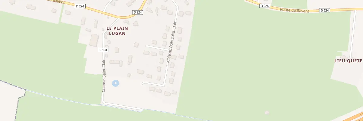 Plan du 195 All du Bois Saint-Clair à Goustranville