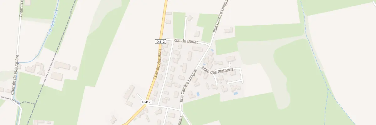 Plan du 1 Rue du Bédat à Lamarque-Pontacq
