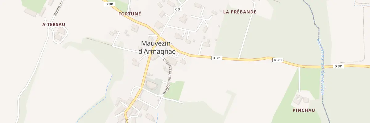 Plan du 86 Rte de Gabarret à Mauvezin-d’Armagnac