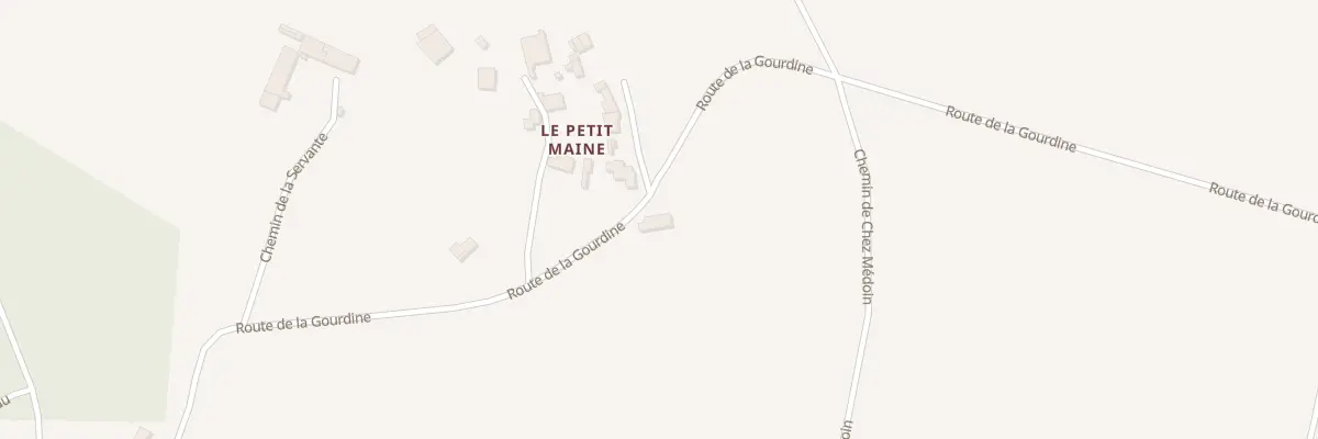Plan du 10 Rte de la Gourdine à Condéon
