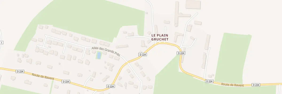 Plan du 1800 Rte de Bavent à Goustranville