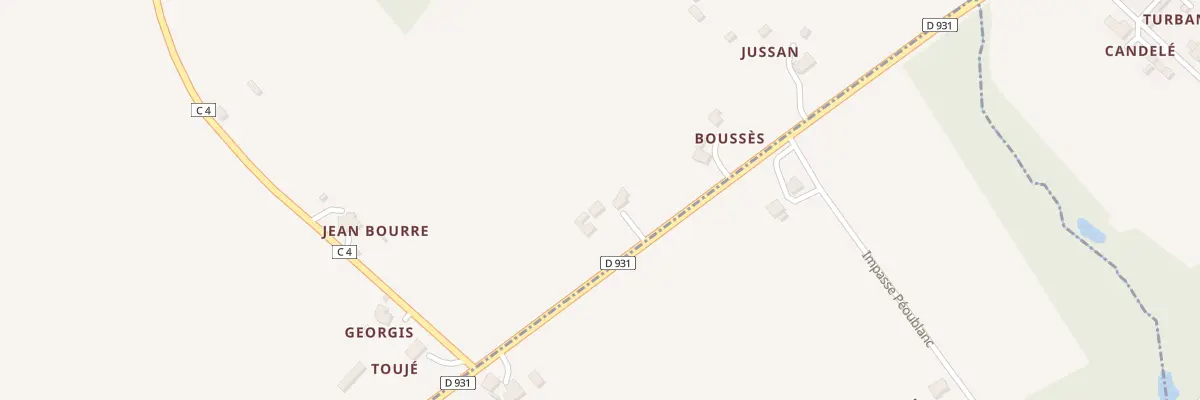 Plan du 6 Rte d’Aire sur Adour à Luppé-Violles