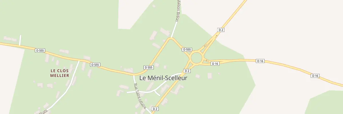 Plan du 2 Rue de la Maison Bréon au Ménil-Scelleur