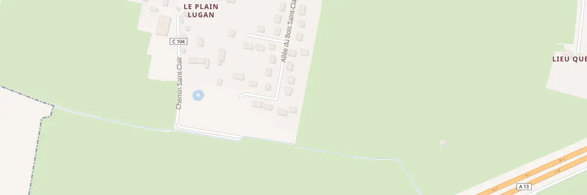 Plan du 265 All du Bois Saint-Clair à Goustranville