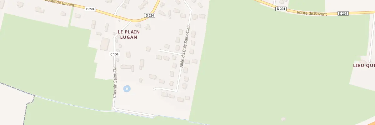 Plan du 201 All du Bois Saint-Clair à Goustranville
