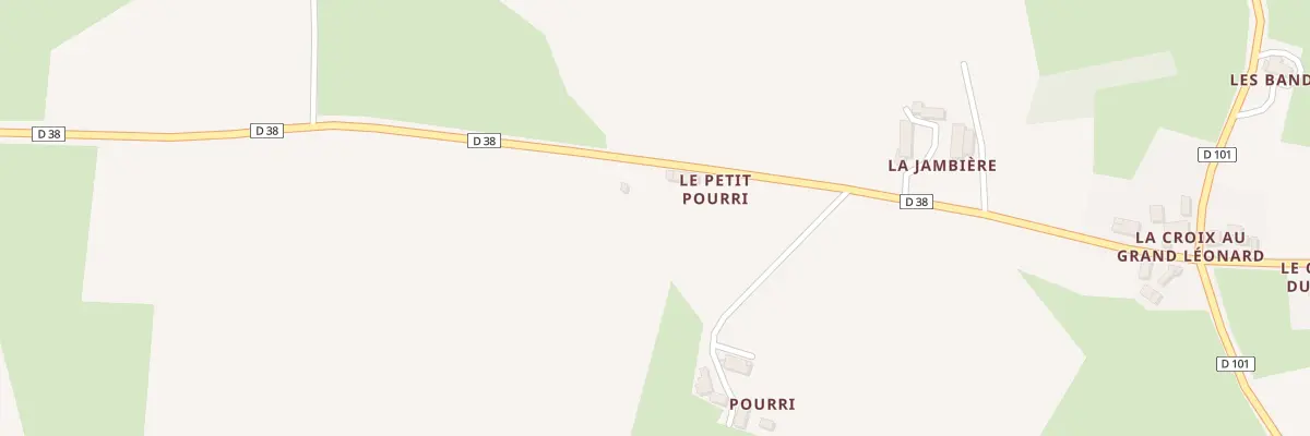Plan du 5213 Le Petit Pourri à Tennie