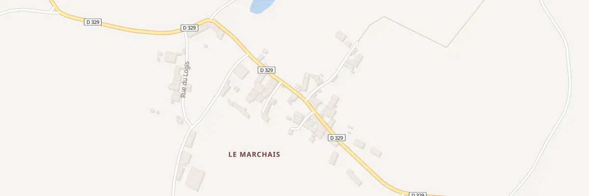 Plan du 8 Rue des Châtelliers à Fomperron