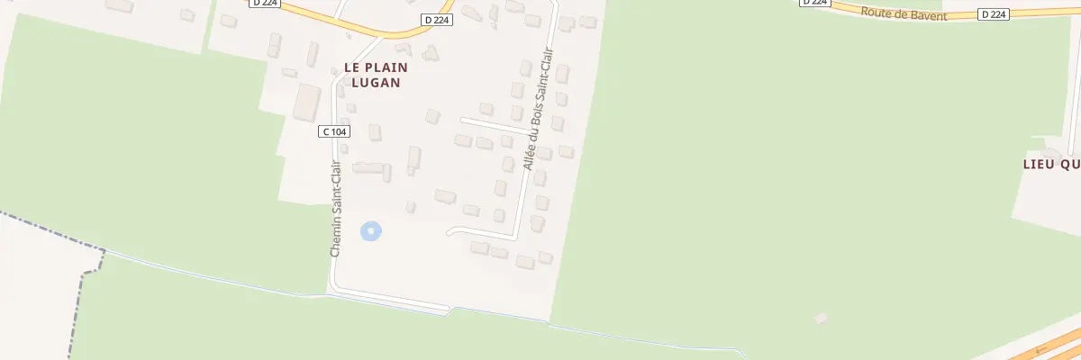 Plan du 229 All du Bois Saint-Clair à Goustranville