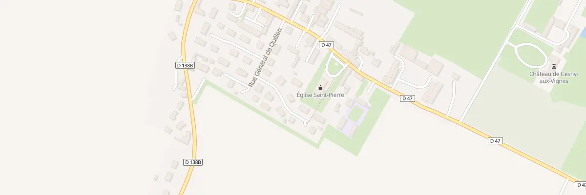 Plan du 7 Rue Yvonne de Reviers à Cesny-aux-Vignes