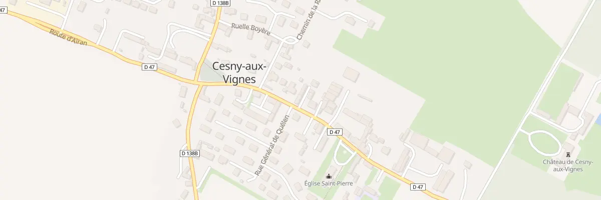 Plan du 13 Rue André Lemaitre à Cesny-aux-Vignes