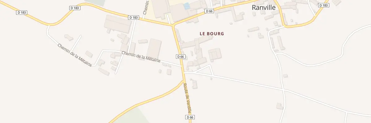 Plan du 3 Rte de Verdille à Ranville-Breuillaud