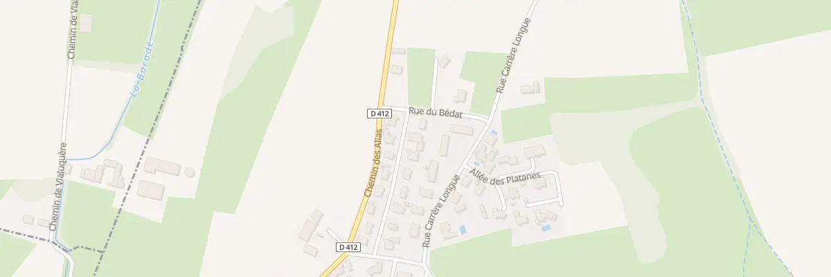 Plan du 7 Rue du Bédat à Lamarque-Pontacq