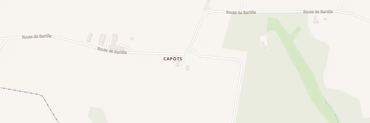 Plan du 121 Rte de Bartille à Maupas