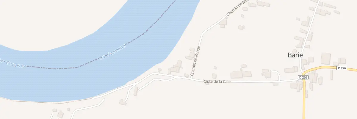 Plan du 34 Petit Thomas à Barie