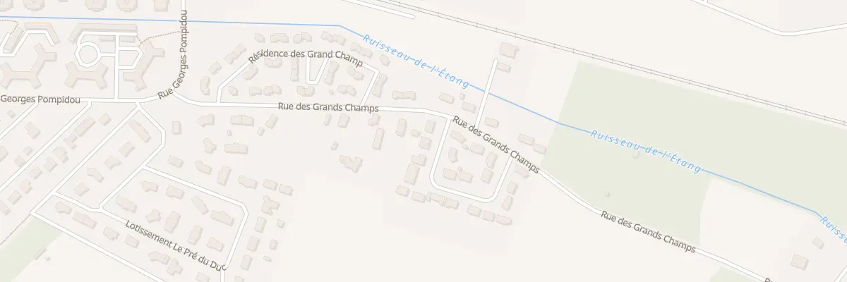 Plan du 3 Rue des Grands Champs à Coutras