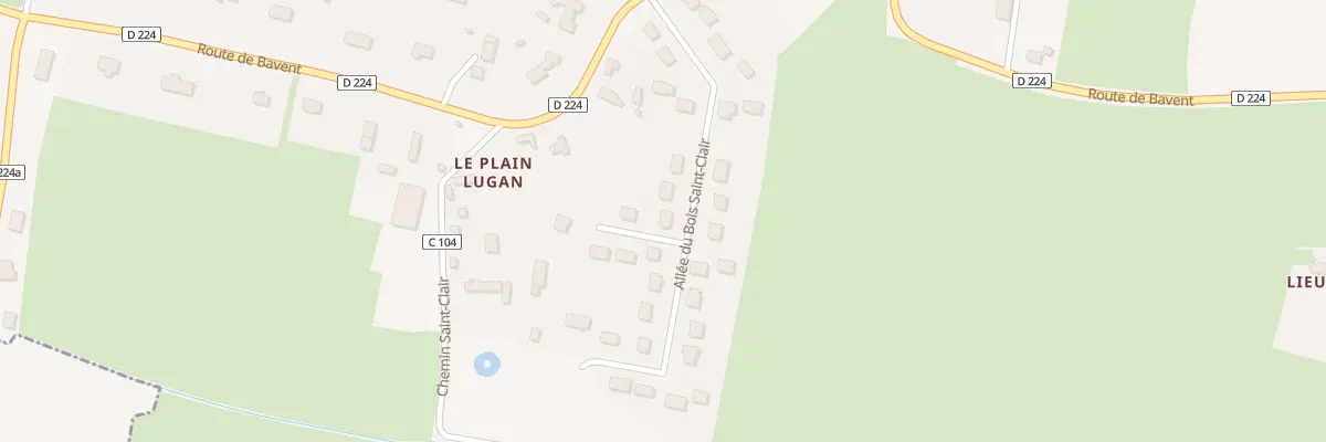Plan du 170 All du Bois Saint-Clair à Goustranville