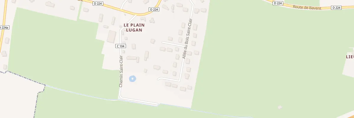 Plan du 220 All du Bois Saint-Clair à Goustranville