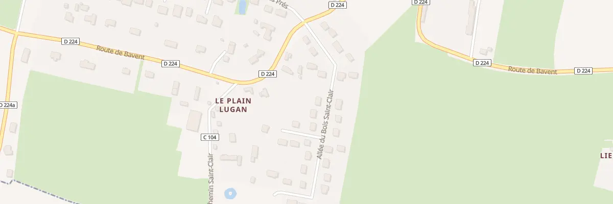 Plan du 140 All du Bois Saint-Clair à Goustranville