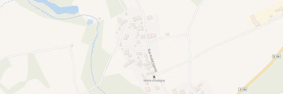 Plan du 2 Chem de Bouchet à Aubigny