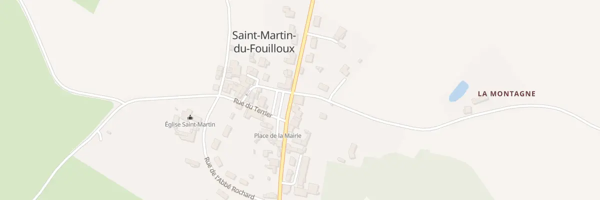 Plan du 2 Rue de la Montagne à Saint-Martin-du-Fouilloux