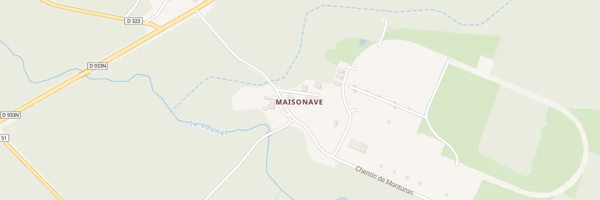 Plan du 199 Chem de Monturon à Estigarde