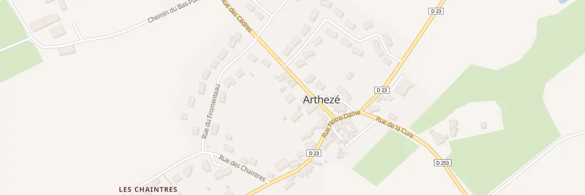 Plan du 1 Rue des Cèdres à Arthezé