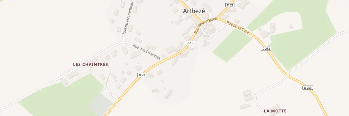 Plan du 19 Rue Notre Dame à Arthezé