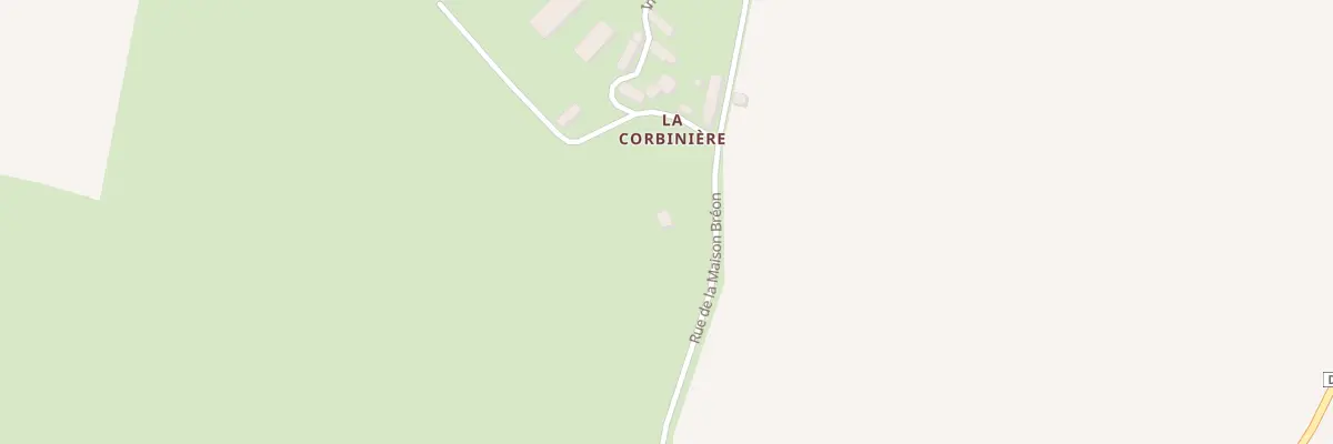 Plan du 67 La Corbiniere Ouest au Ménil-Scelleur